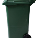 Durable plastic waste bin 240 liter