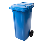 Sturdy 120 Liter HDPE/PP Plastic Waste Bin