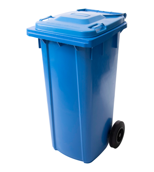 Sturdy 120 Liter HDPE/PP Plastic Waste Bin