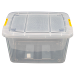 Transparent storage box 30 L