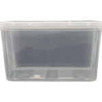 Transparent storage box 30 L