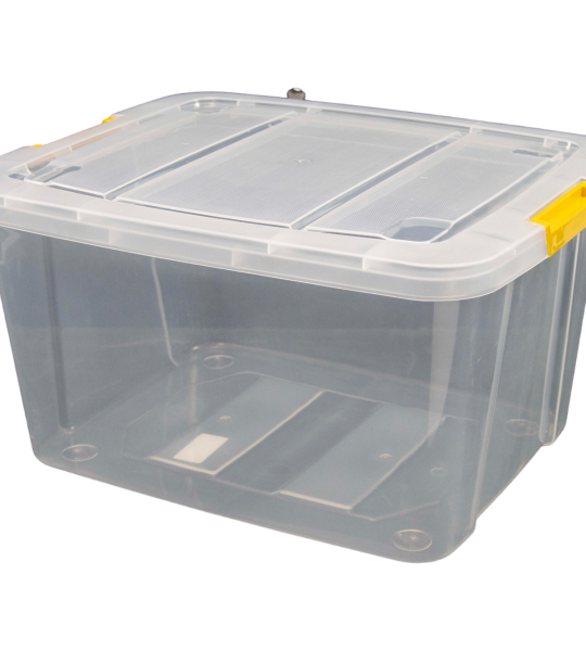 Transparent storage box 30 L