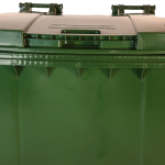 Heavy-Duty Plastic Waste Bin 1100 Liter HDPE