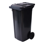 Sturdy 120 Liter HDPE/PP Plastic Waste Bin