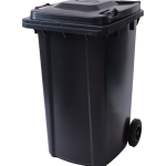 Durable plastic waste bin 240 liter