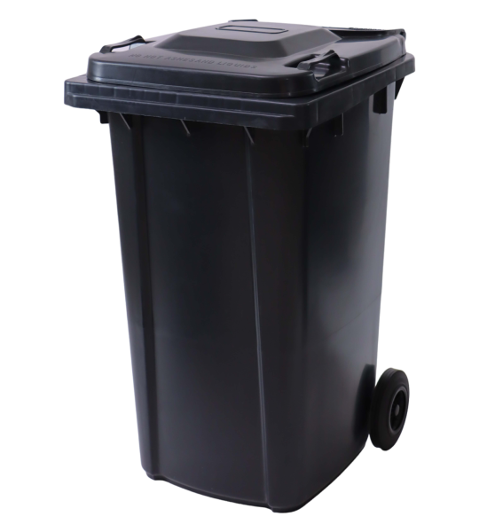 Durable plastic waste bin 240 liter