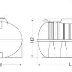 water tank 1000 L