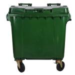 Heavy-Duty Plastic Waste Bin 1100 Liter HDPE