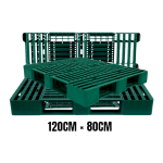 Plastic Pallet 120 x 80 x 15 cm