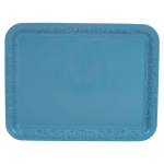 Embossed rectangle tray