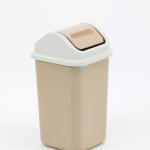 Large trash can with swivel lid