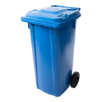 حاوية نفايات بلاستيكية متينة  120 لترًا