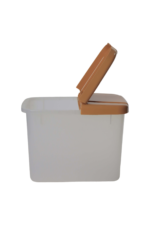 ⁦علبة مستطيلة شفافة بغطاء قلاب⁩ - الصورة ⁦5⁩