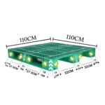 ⁦طبلية بلاستيك مقاس 110 × 110 × 15 سم⁩ - الصورة ⁦4⁩