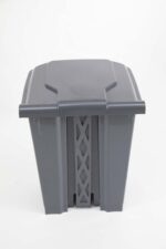 80L HDPE Pedal Waste Bin - Image 4