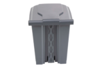 50L HDPE Pedal Waste Bin - Image 10