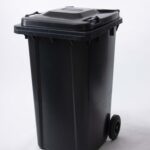 240L HDPE Plastic Waste Bin – Durable Municipal Container