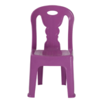 Kids chair okay purple plastic children’s chair with high curved backrest and top hand hole for easy carrying