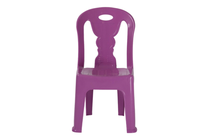 Kids chair okay purple plastic children’s chair with high curved backrest and top hand hole for easy carrying